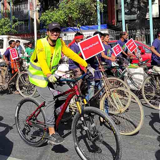 hamro cycle yatra #cycleconnectbhaktapur recycler saathi
